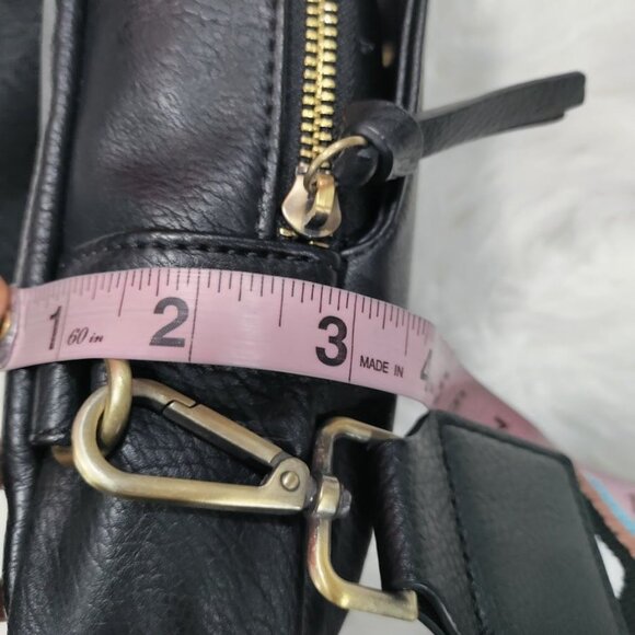 Urban Originals Anthropologie Boho Traveler Faux Leather Liberty Crossbody Bag - Picture 12 of 13